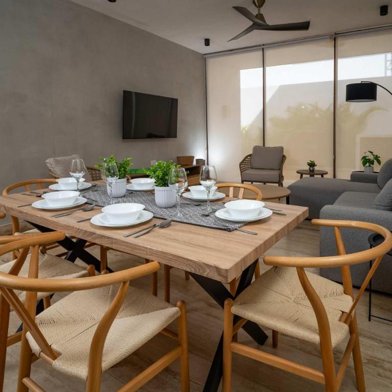 Villa con diseño moderno y alberca privada - Villa - 34