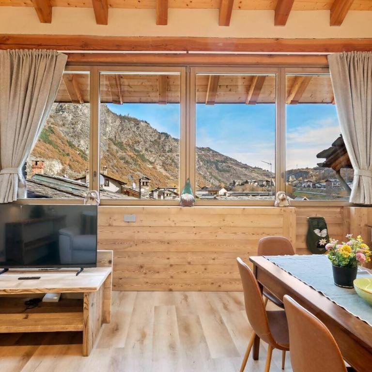 Godioz Suites - [Aosta Valley] - Appartamento con 1 Camera da Letto con Vista - 13