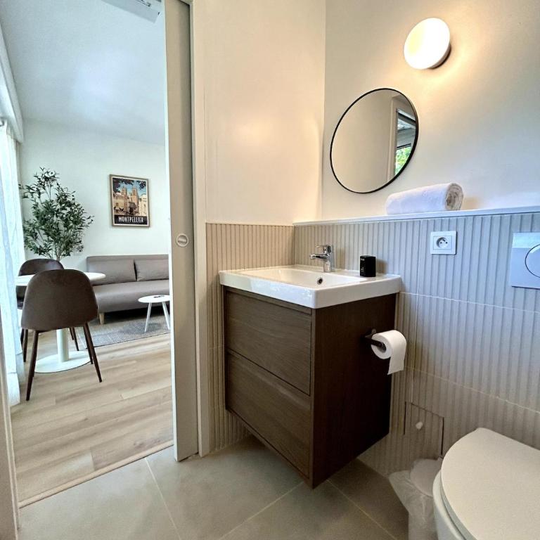112 - Le Five, Studio, Clim, Terrasse, Parking - Studio mit Terrasse - 15