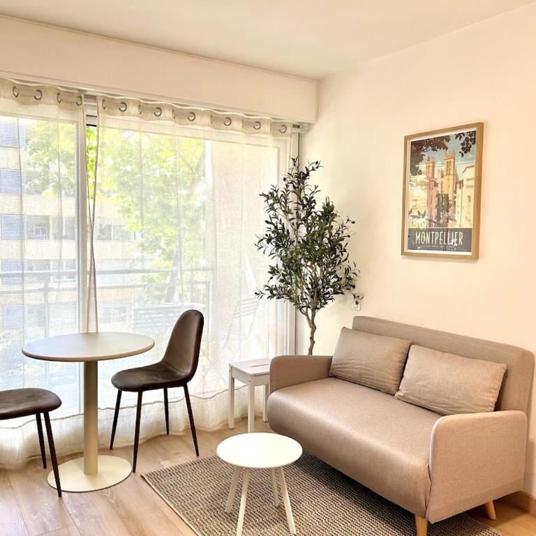 112 - Le Five, Studio, Clim, Terrasse, Parking - Studio mit Terrasse - 11
