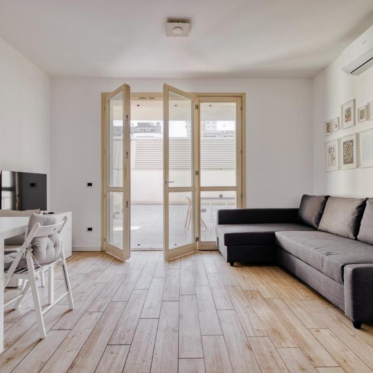Just Urban Stays - Bright Studio Apartment with Terrace - M4 Tolstoj - Appartamento con Terrazza - 9