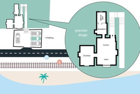 Bord de mer - Séjour inoubliable - Parking - EX - Appartement 1 Chambre - 29
