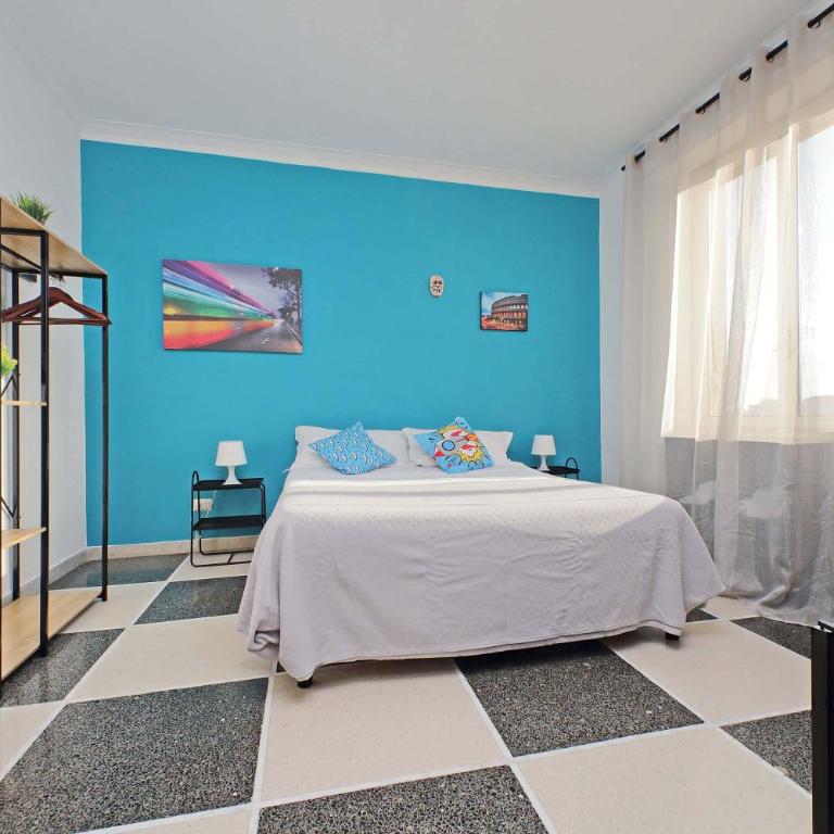 The blue room Rome - Camera Matrimoniale con Bagno Privato - 4