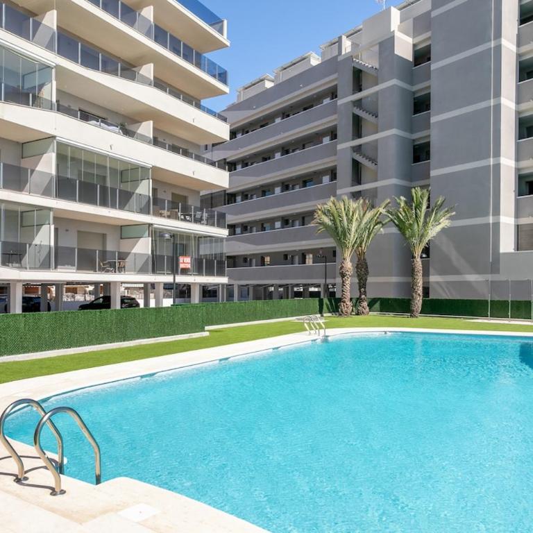 Sea view, pool, AC, 3 bedrooms, 150m beach - Apartamento - 6