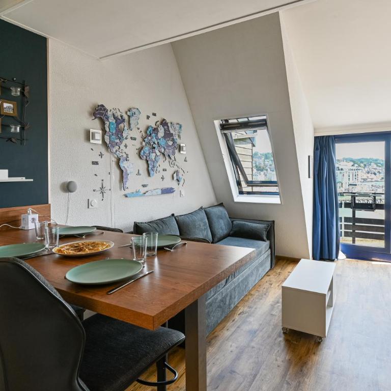 Mini-duplex NOLEMMA - splendide vue mer, balneo et parking - Appartement 1 Chambre - 3
