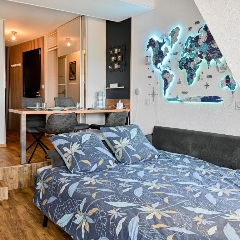 Mini-duplex NOLEMMA - splendide vue mer, balneo et parking - Appartement 1 Chambre - 14