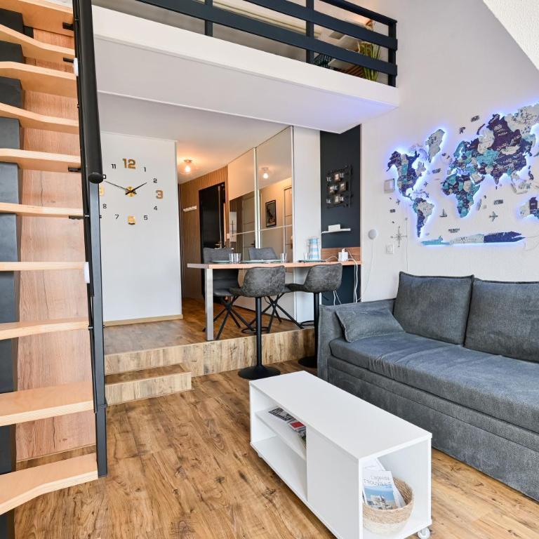 Mini-duplex NOLEMMA - splendide vue mer, balneo et parking - Appartement 1 Chambre - 19