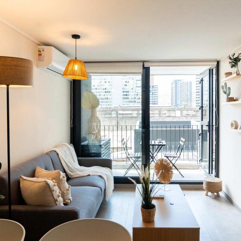 HOM I A Pasos de Metro Irarrazaval I CoWorking I PISCINA - Apartment - 16