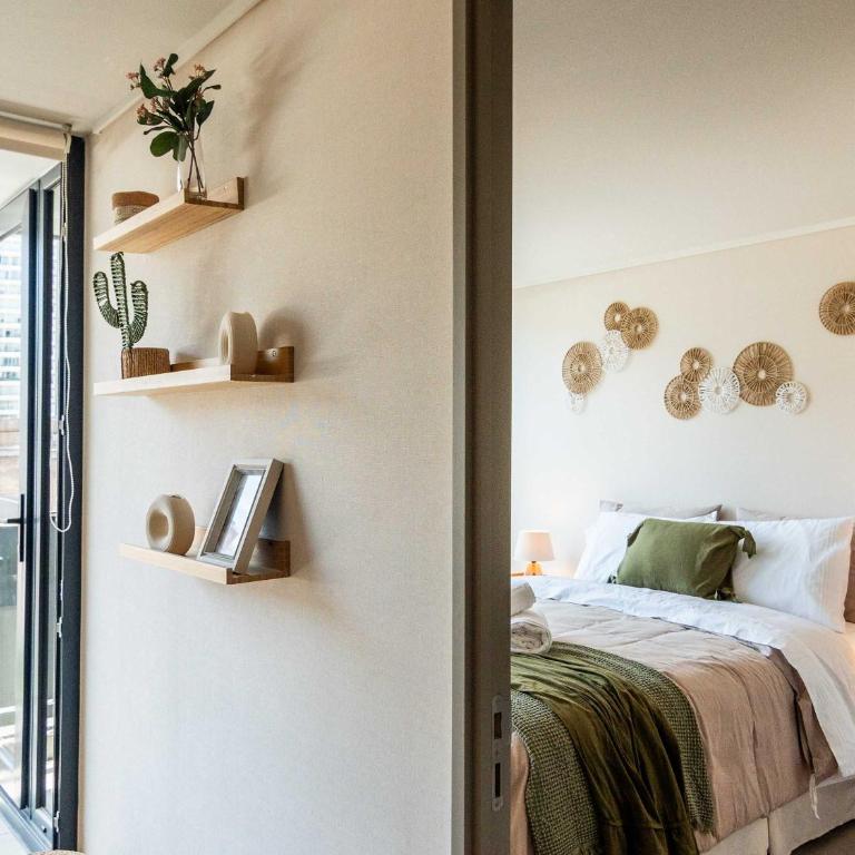 HOM I A Pasos de Metro Irarrazaval I CoWorking I PISCINA - Apartment - 25