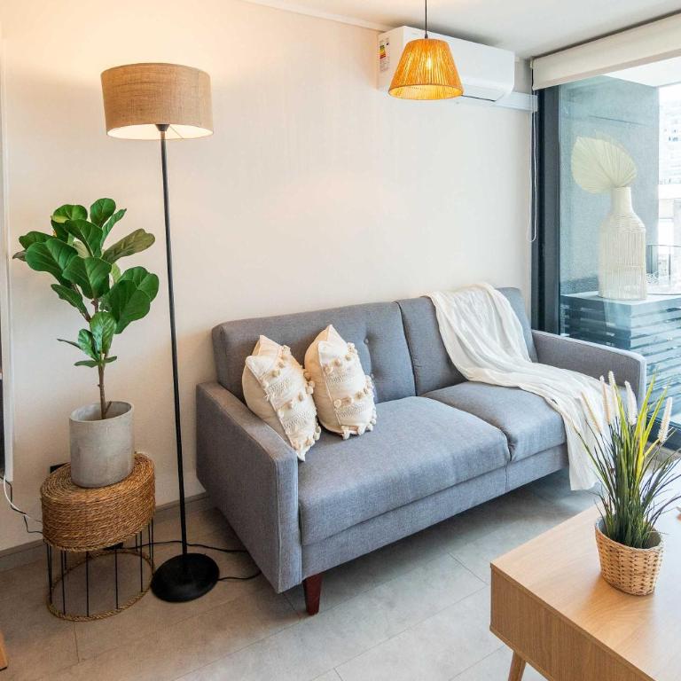 HOM I A Pasos de Metro Irarrazaval I CoWorking I PISCINA - Apartment - 28