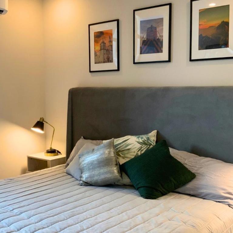 Estilo Minimalista frente Arena y Parque Fundidora - Two-Bedroom Apartment - 14