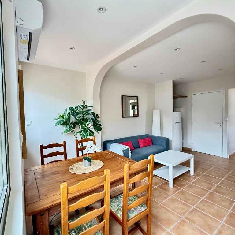 50m Plage - T2 Climatisés, Studio & Wifi - Appartement 1 Chambre - 6