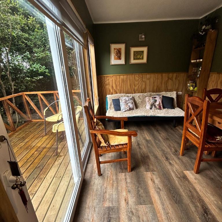 CABAÑAS Casa de Pajaritos, tu refugio en Curiñanco - One-Bedroom Apartment - 15