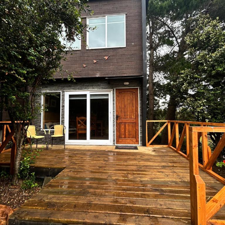 CABAÑAS Casa de Pajaritos, tu refugio en Curiñanco - One-Bedroom Apartment - 16