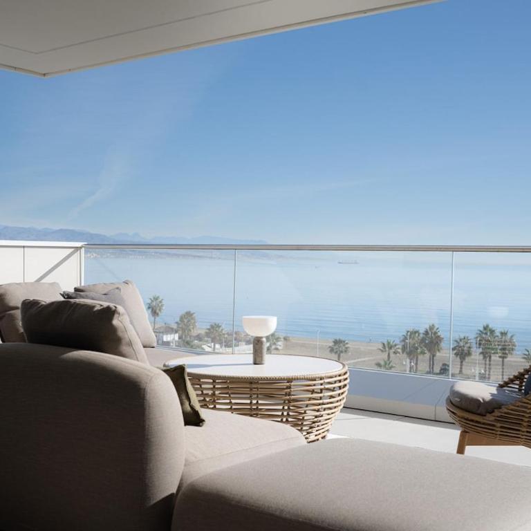 Málaga Towers First-Line Luxury & Spa - Appartement 2 Chambres avec Terrasse et Vue sur la Mer - 34