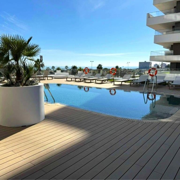 Málaga Towers First-Line Luxury & Spa - Appartement 2 Chambres avec Terrasse et Vue sur la Mer - 36