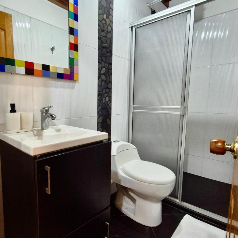 Apartamento central en Guatape - 2 habitaciones - 2 baños - Ideal familias - Apartamento de 2 dormitorios con vistas a la ciudad - 10