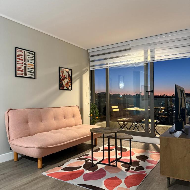 Departamento con vista a coquimbo y bahía - Apartamento de 2 dormitorios con balcón y terraza - 1