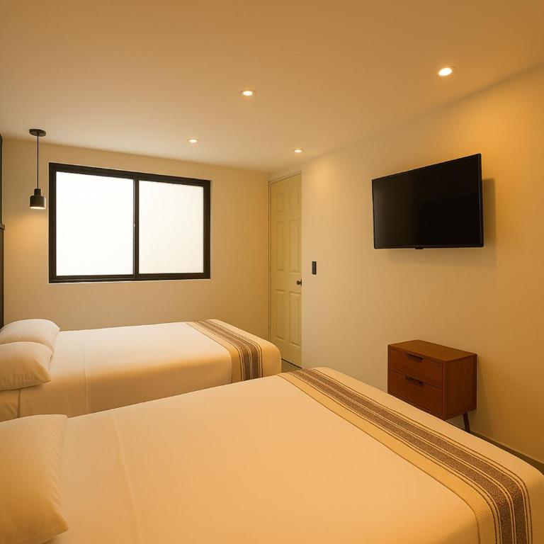 Collection O Hotel Concreta 199 Mexico City - Habitación Estándar - 2 camas - 6