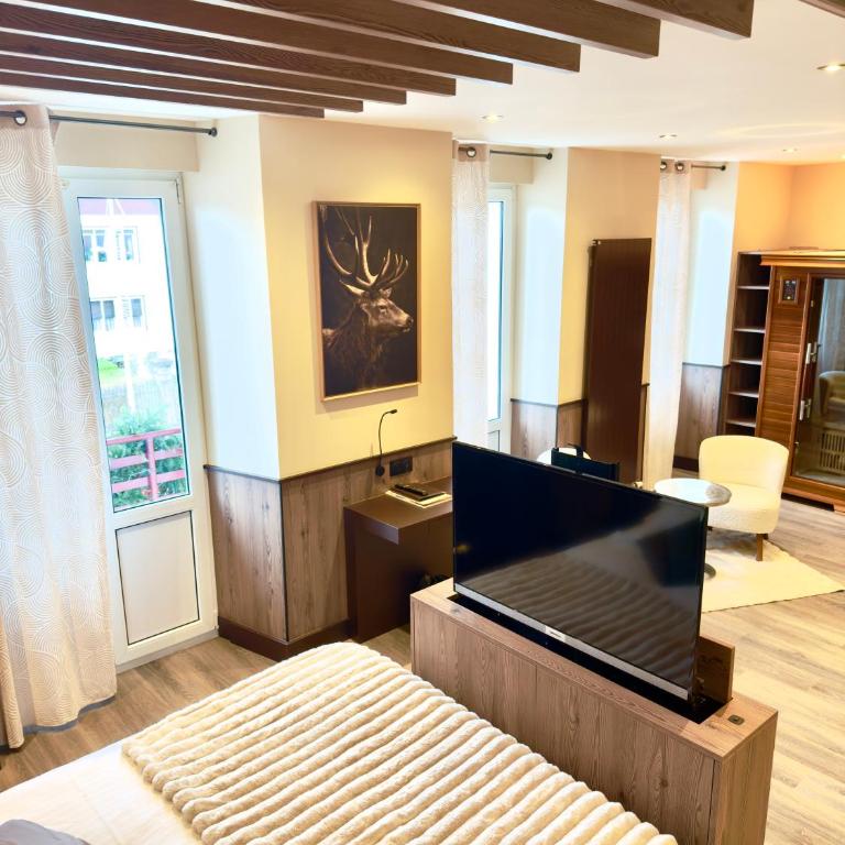 Logis Hotel Des Bains - Chambre Double avec Sauna - Hébergement Accessible Uniquement par des Escaliers - 2