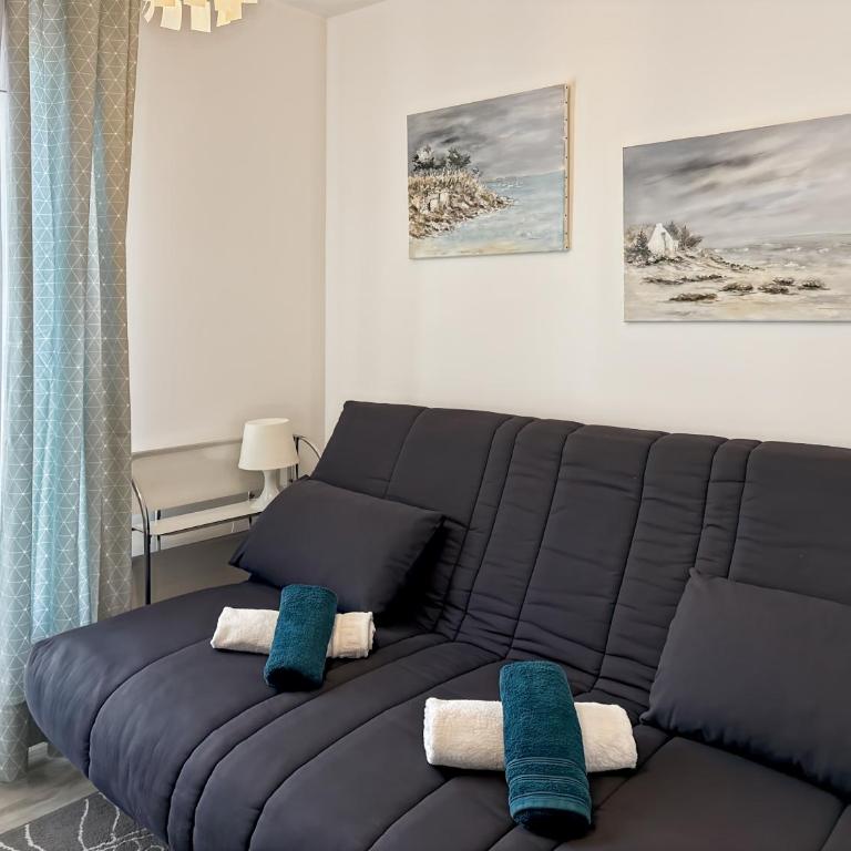 L'Orchidée - Balcon Vue sur Piscine & Plage - Garage Privé - Dinard - Apartment mit 2 Schlafzimmern - 14
