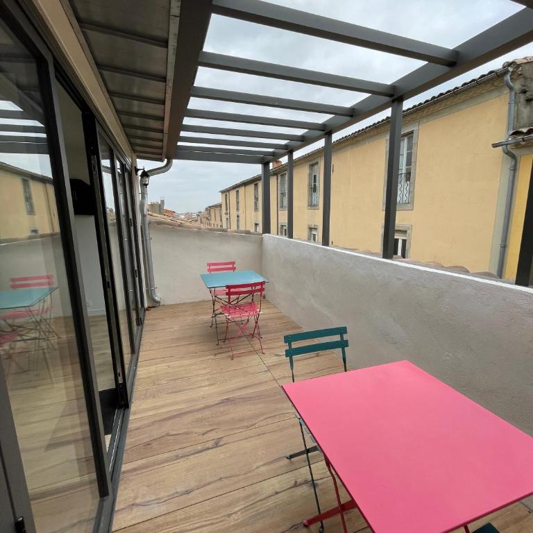 Maison de ville rénovée - Carc'apparts - terrasse - Casa con 4 camere da letto - 19