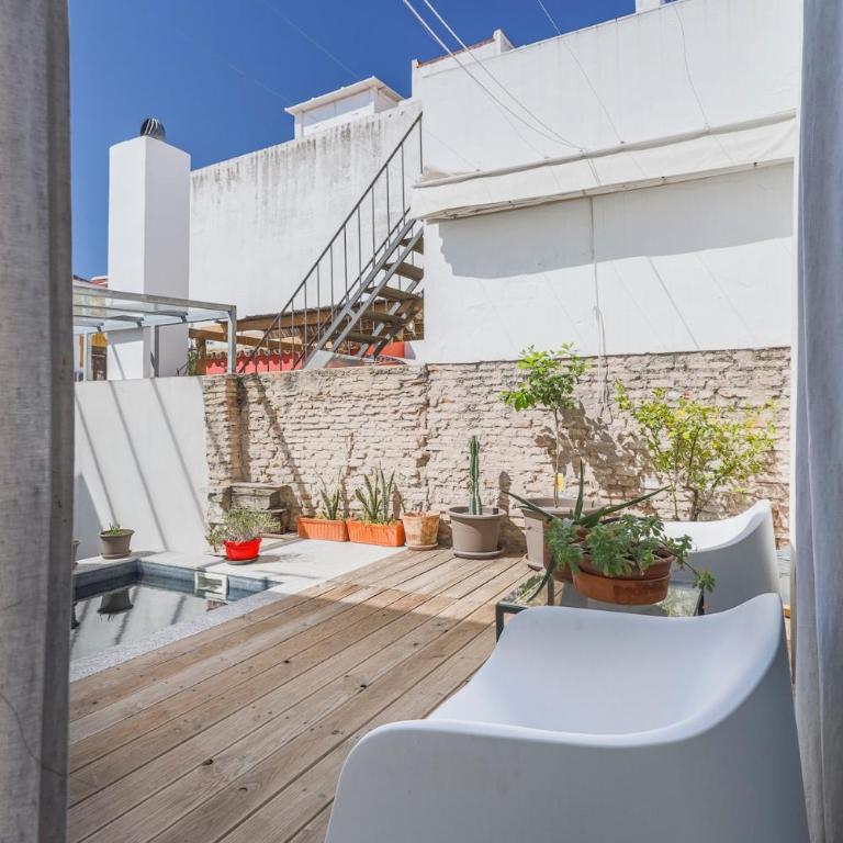Duplex with terrace and pool in the center, WiFi, AC Matahacas dos dormitorios - Two-Bedroom Apartment - 7
