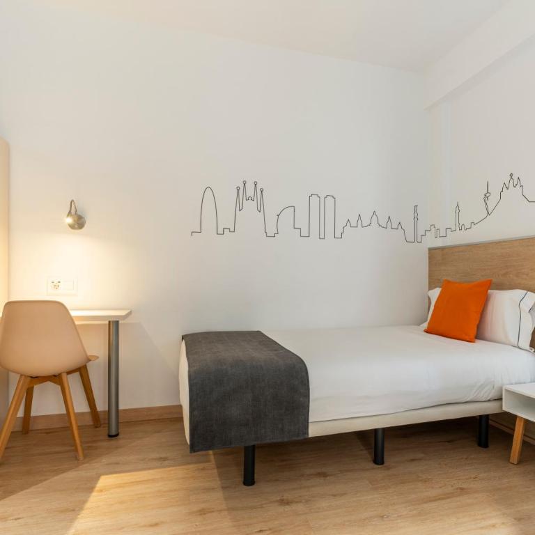 Hostal Sans - Chambre Simple avec Balcon - 4