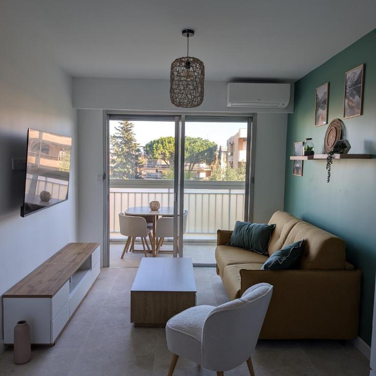 T2 cosy proche de Nice - a 2 min à pied de la plage - Apartment mit 1 Schlafzimmer - 8