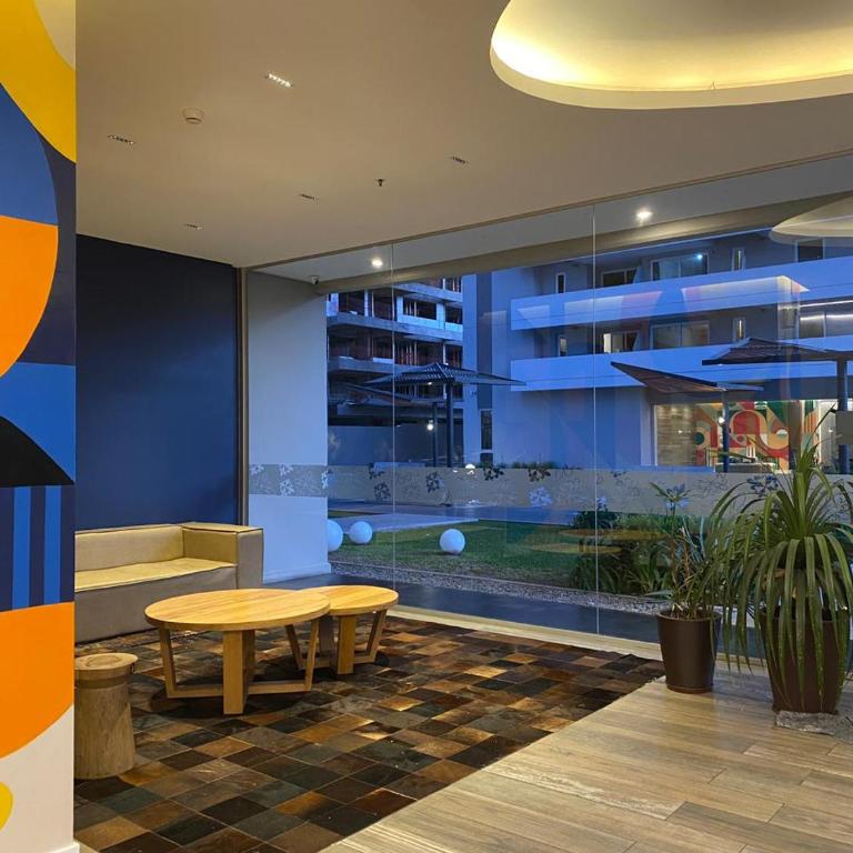 Departamento con cochera , piscina incluida en Torre 1 Cofico - Apartamento de 1 dormitorio - 35