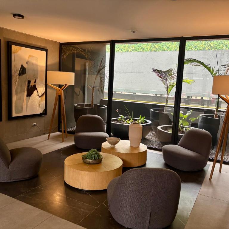 Apartamento en Ñuñoa con vista despejada a la cordillera - One-Bedroom Apartment with Balcony and Mountain View - 17