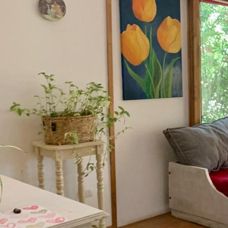 Cabaña con Patio y Árboles - One-Bedroom House - 2