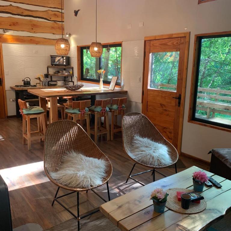 Cabaña Bosque Río - Three-Bedroom House - 22