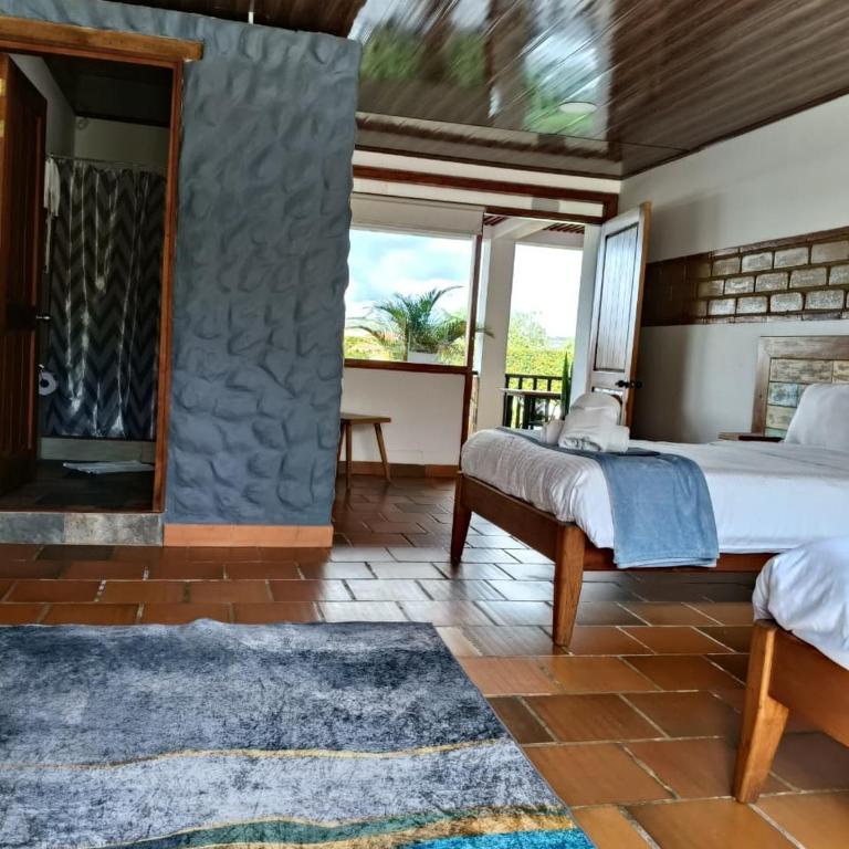 Hotel Pliosaurio Campestre - Triple Room with Garden View - 11