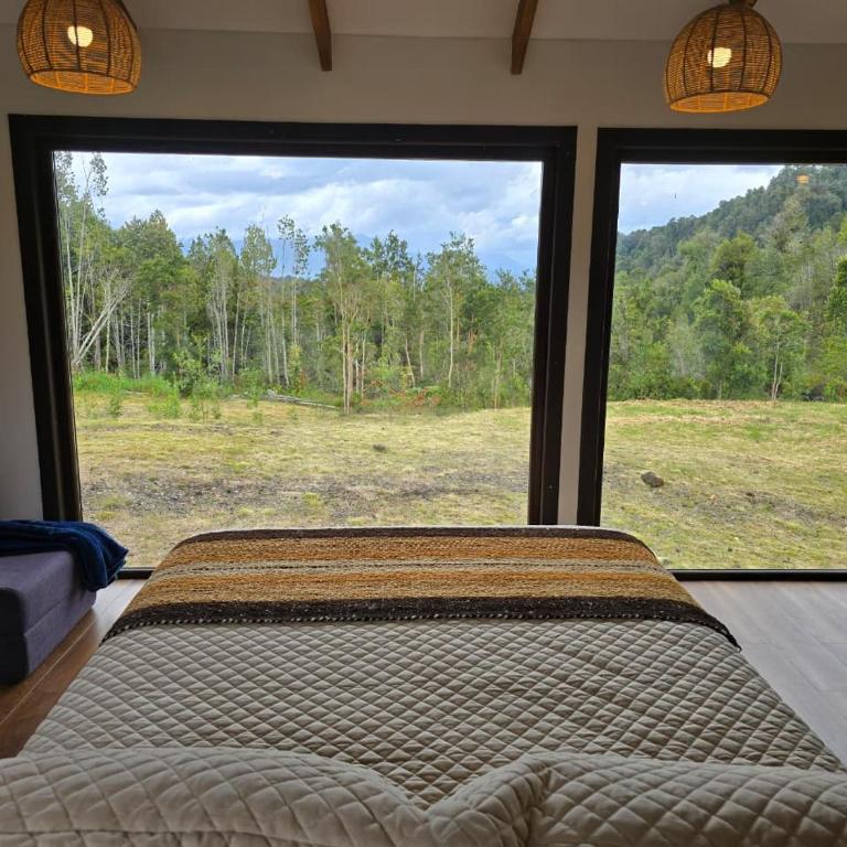 HOM I Cabaña La Ensenada vista parcial al Volcán - Vacation Home - 28