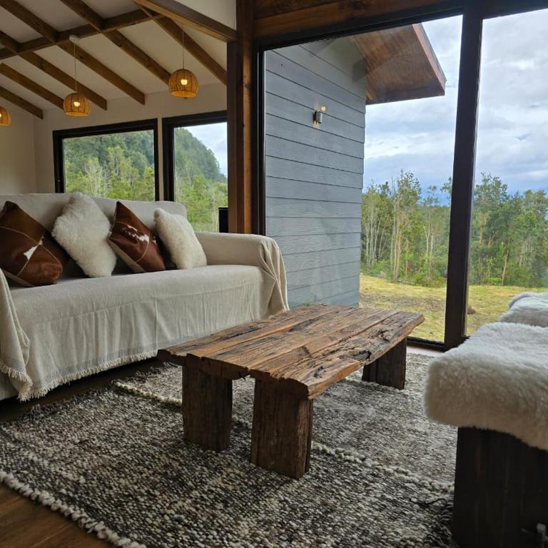 HOM I Cabaña La Ensenada vista parcial al Volcán - Vacation Home - 37