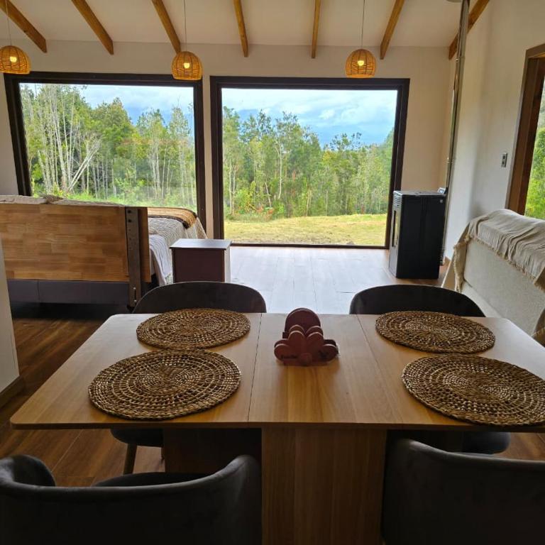 HOM I Cabaña La Ensenada vista parcial al Volcán - Vacation Home - 50