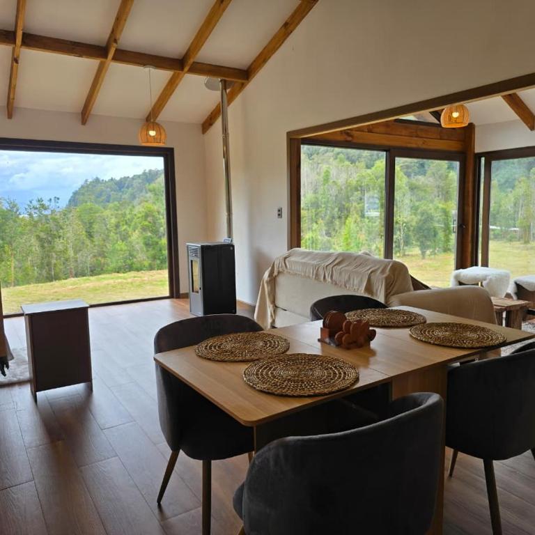HOM I Cabaña La Ensenada vista parcial al Volcán - Vacation Home - 51