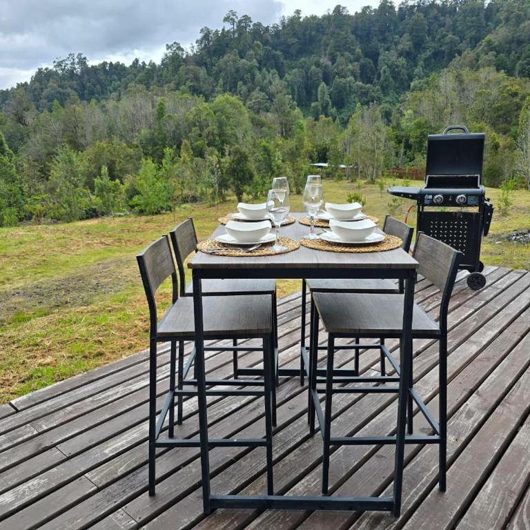 HOM I Cabaña La Ensenada vista parcial al Volcán - Vacation Home - 60