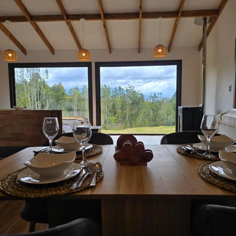 HOM I Cabaña La Ensenada vista parcial al Volcán - Vacation Home - 67