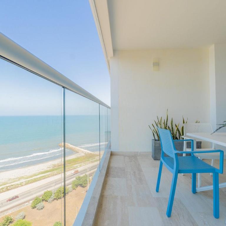 New exclusive beachfront condo - One-Bedroom Apartment with Balcony and Sea View - 23