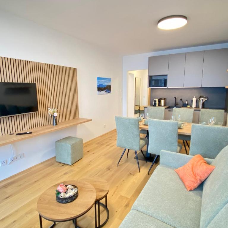 Grimming View I - Zentral in Tauplitz, Nahe Sessellift, Bergblick & Parkplatz - Deluxe Apartment mit Balkon und 2 Schlafzimmern - 6
