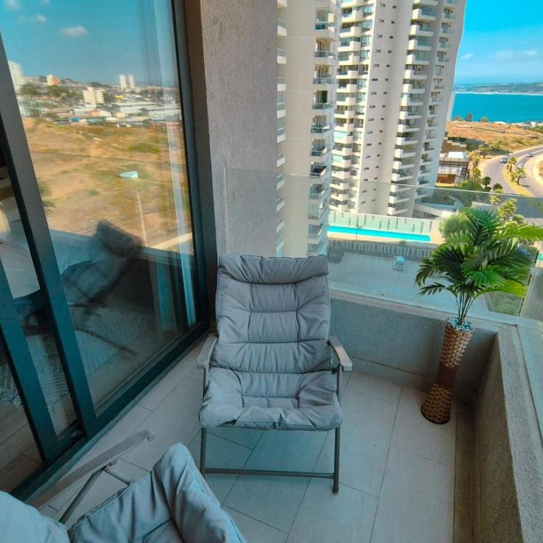 VR | Vista Mar | Piscina | Concón-Reñaca| parking - Two-Bedroom Apartment - 15