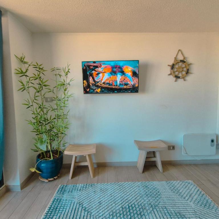VR | Vista Mar | Piscina | Concón-Reñaca| parking - Two-Bedroom Apartment - 4