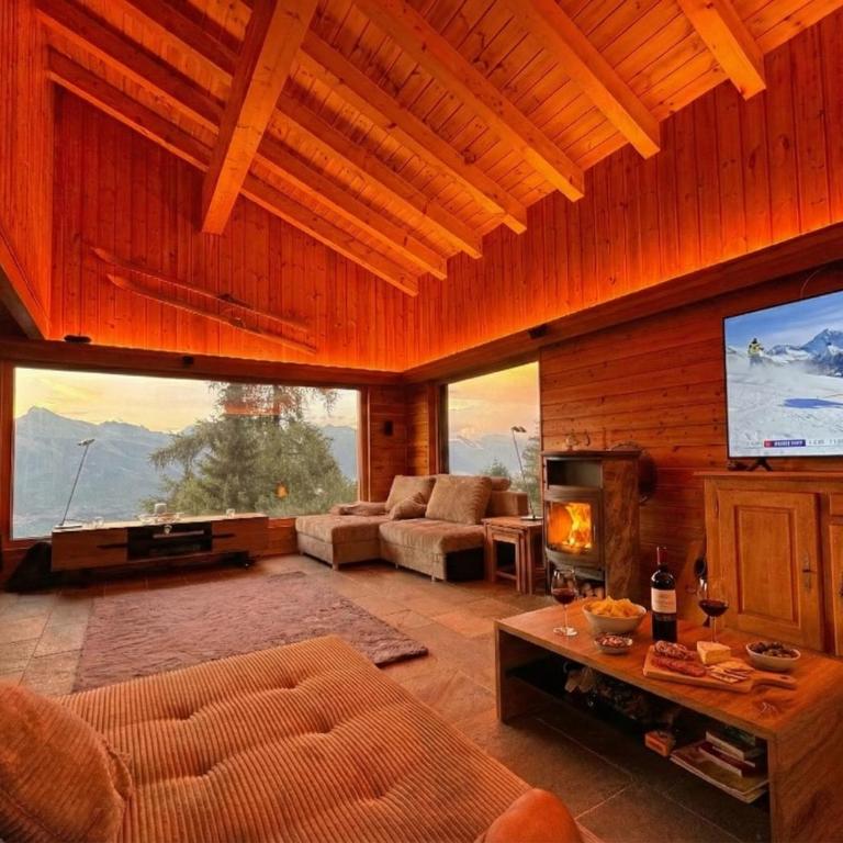 Ski In Out chalet for 10 people with breathtaking view - Chalet Supérieur - 3
