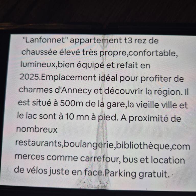 Lanfonnet t3 Annecy - Appartement 2 Chambres - 41