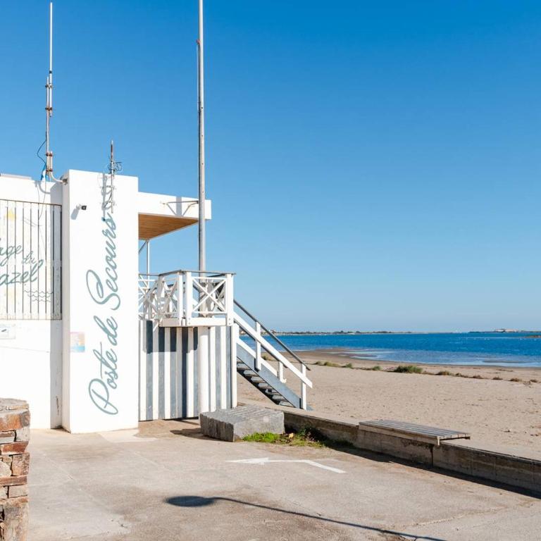 Superbe Pavillon à Gruissan avec Terrasse sur Plage, 2 Chambres, Parking et Wifi - FR-1-409A-20 - Villa - 17