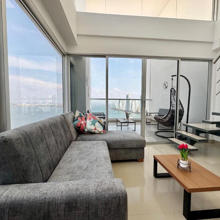 Amazing Balcony - Bay Views- Bocagrande - Deluxe Apartment - 1