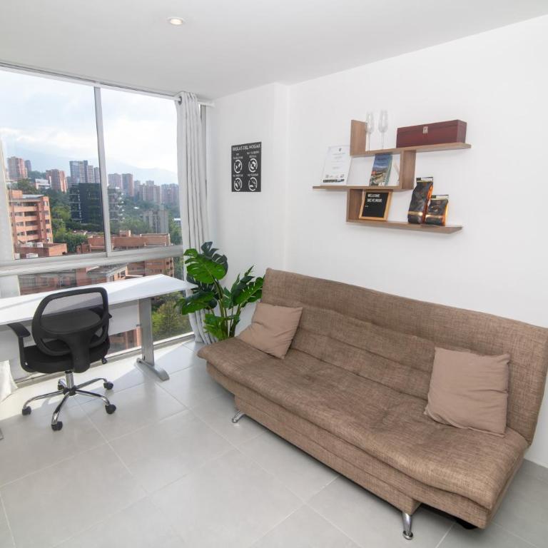 Staynova loft acogedor en El Poblado, Medellín - Estudio - 13