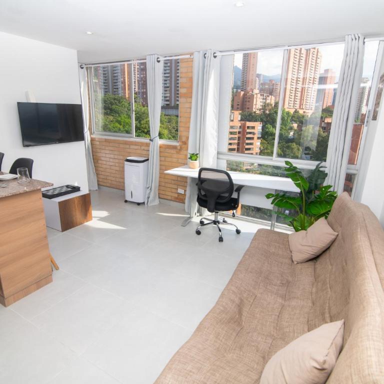 Staynova loft acogedor en El Poblado, Medellín - Estudio - 19
